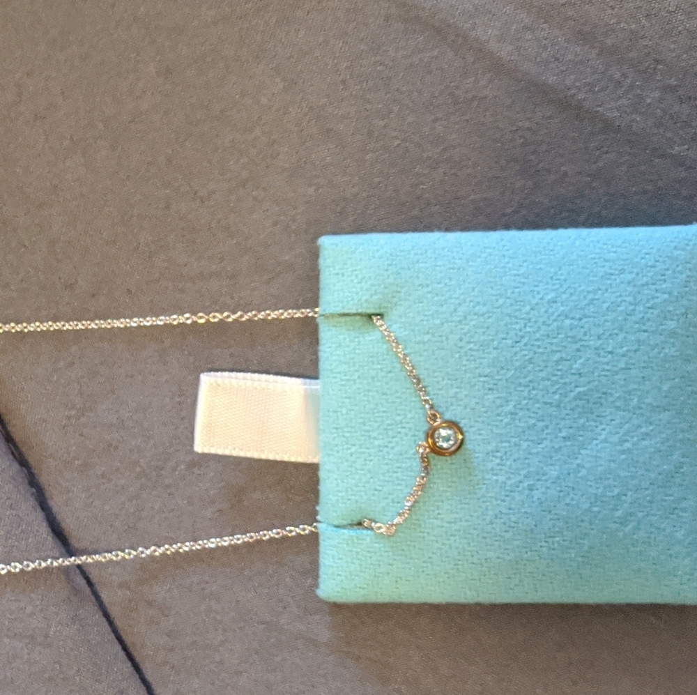 Tiffany aquamarine color by the yard pendant